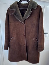 Ladies vintage Sheepskin car