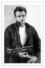 James dean signed autograph - james,
