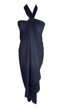 Ladies Large Plain Sarong Scarf Dress Wrap Cover Up Beachwear Pool wear Swimwear
