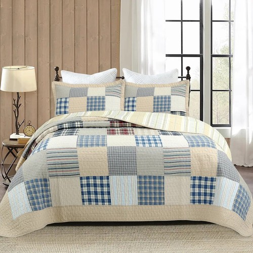 New cozy classic blue brown - new!,