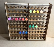 Paint Stand 120 dropper  bottle rack storage warpaint Vallejo wargames tabletop