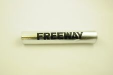 OLD SCHOOL BMX FREEWAY FRAME PAD CRASH-PAD CHROME SILVER NOS MADE IN 80’s