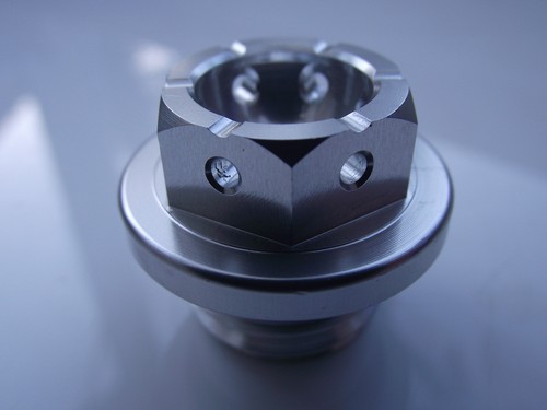 Cnc silver alloy oil - silver, filler