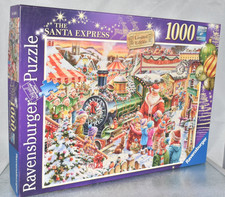 2013 RAVENSBURGER Ltd Ed 1000 PIECE CHRISTMAS JIGSAW PUZZLE THE SANTA EXPRESS