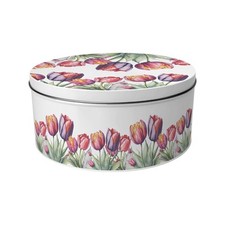 Tulips Large Cake Tin - Round