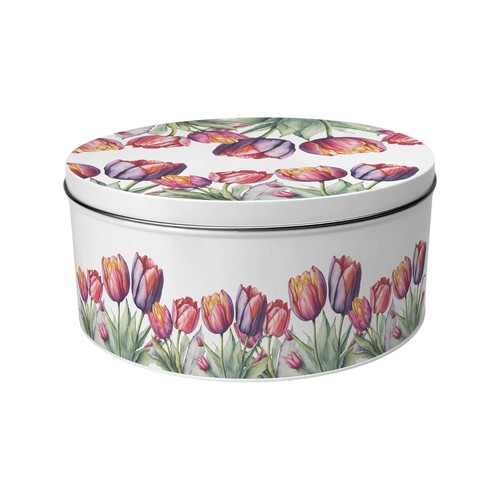 Tulips large cake tin - tulips,
