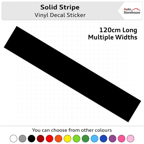 Solid vinyl decal - vinyl, stripe