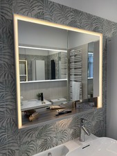Ex Display Keuco Royal Lumos 800 Recessed Mirror Cabinet 2doors RRP £2263￼