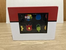 Pokemon Kanto League Gym Badges Set of 8 Pins Brooch & Box Perfect for Cosplay