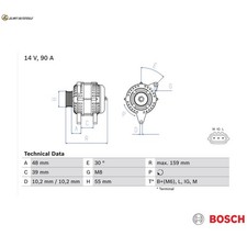 GENERATOR 0 986 049 211 FOR