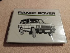 Range Rover Classic 1988 Owners Manual VGC Handbook Petrol Diesel V8 3.5 Vogue