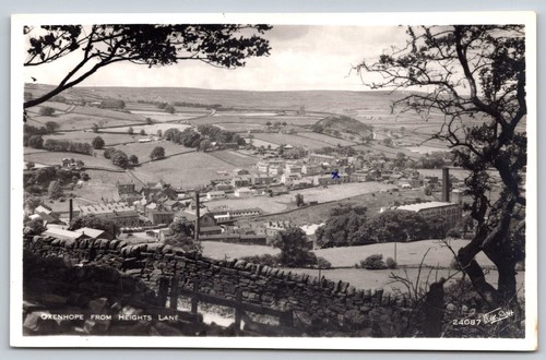 Oxenhope from heights - oxenhope, lane