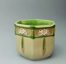 Eichwald Majolica Small Vase Plant Pot Art Nouveau 7815/10 3½in