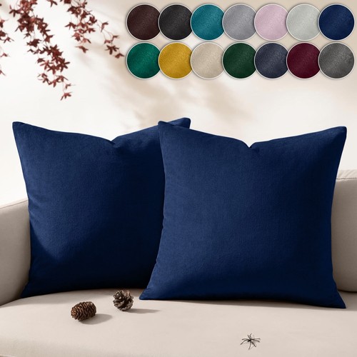Velvet cushion cover - cushion, filled
