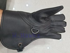 Falconry Glove Black Cowhide
