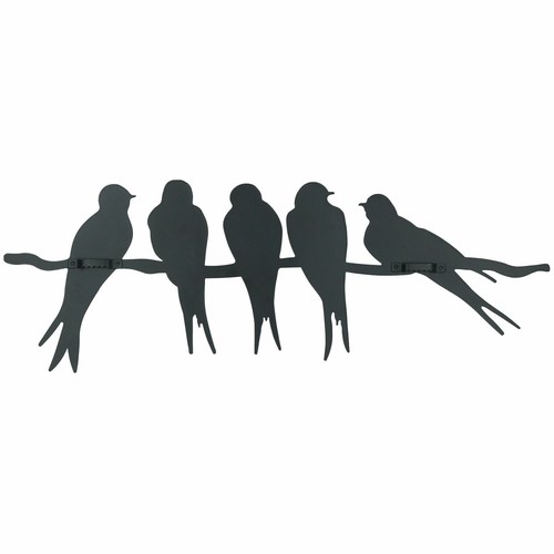 Birds wire branch - on,