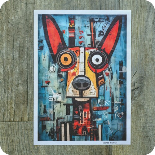 Banksy style dog lover - banksy,
