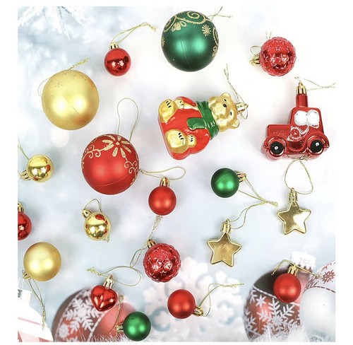 Pcs retro christmas - retro, baubles
