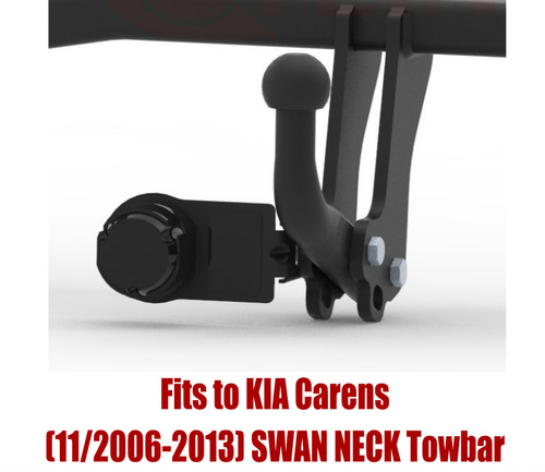 Swan neck tow bar - tow, for