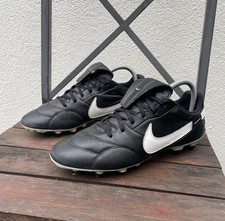 Nike Premier III Football Boots Mens Black White Leather FG Adult Shoes UK7 EU41