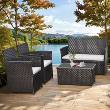 4-Piece Rattan Garden