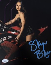 JSA Autographed Skye Blue 8x10