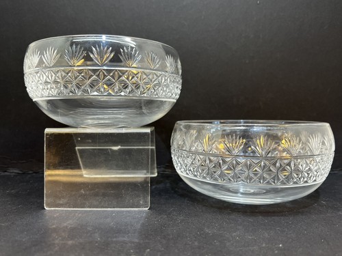 Antique glass finger bowls - finger,