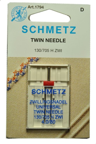 Schmetz sewing machine twin - machine,