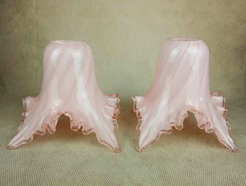 Vintage pink stripe - stripe, glass