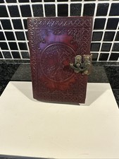 Leather Bound Journal Featuring An Embossed Tree Of Life Design