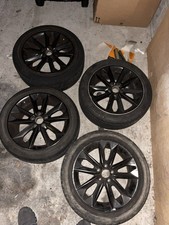Seat Ibiza (2009-17) - 16" Black Alloy Wheels with Tyres - 215-45-16