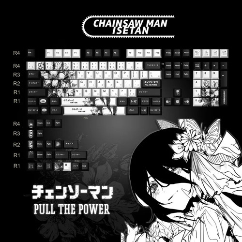 Reze keycaps chainsaw man - reze,