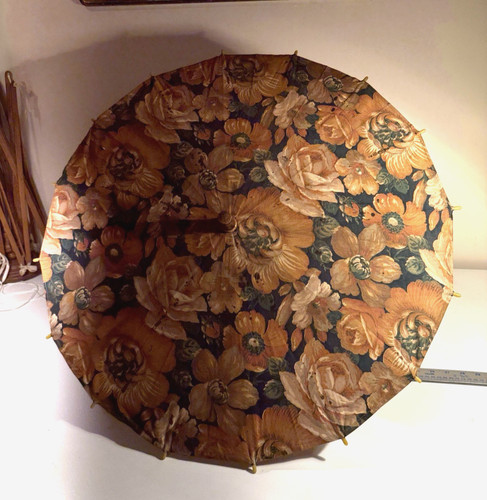 Small antique art deco parasol - small,