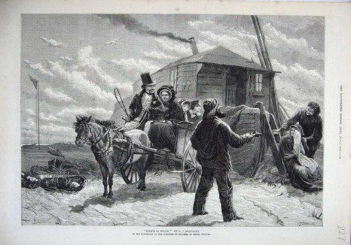 Old antique print - antique, 1878