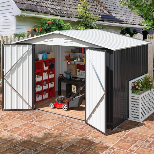 6x8 metal outdoor storage - ft,