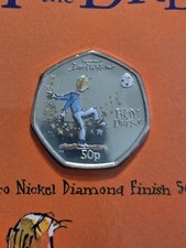 Uncirculated Limited Edition 2021, Boy In The Dress , Gibraltar 50p Coin.