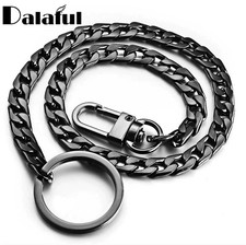 40cm Key Chains Metal Wallet