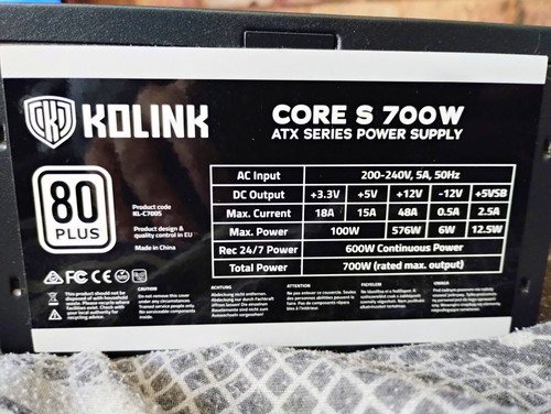 Kolink core 700w atx plus - atx,