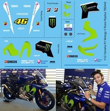 1/12 Decals for Yamaha R1 M