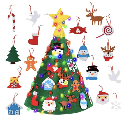 Felt christmas tree with - christmas,