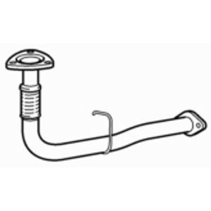 Quality front exhaust pipe - front,