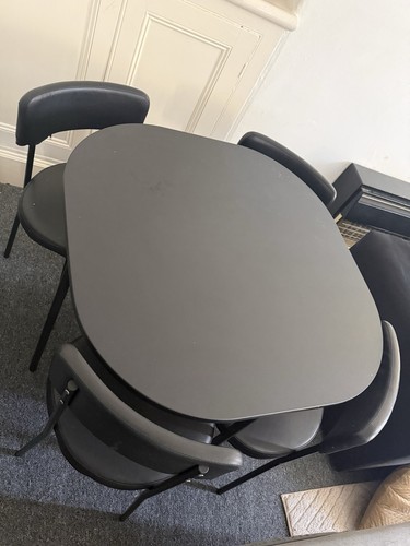 Table and chairs - table, 4