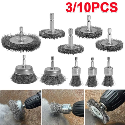 10x carbon steel wire brush - carbon,