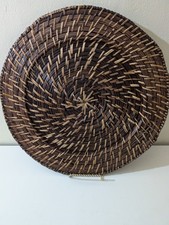 Set Of 6 Wicker Rattan 13"