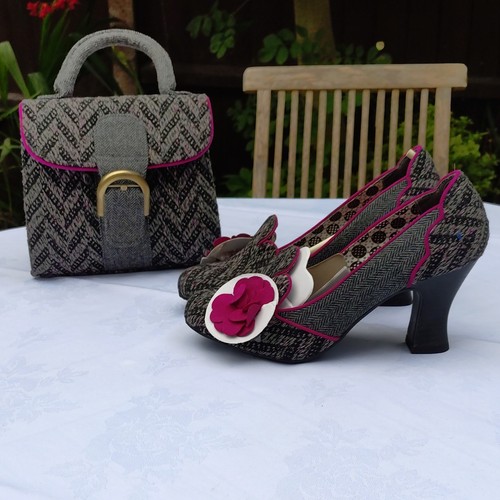 Ruby shoo grey pink - ruby, grey/pink/black