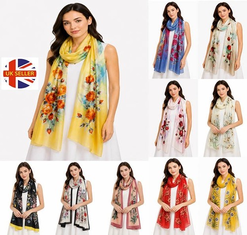Ladies chiffon silk scarves - ladies,