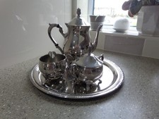 Vintage Silver Plate 4 Piece