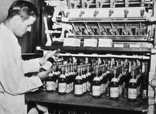 Man inspecting Pepsi Cola