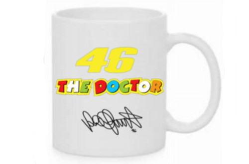 Valentino rossi signed mug - valentino,
