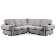 Milan Grey Chenille Corner 3 +